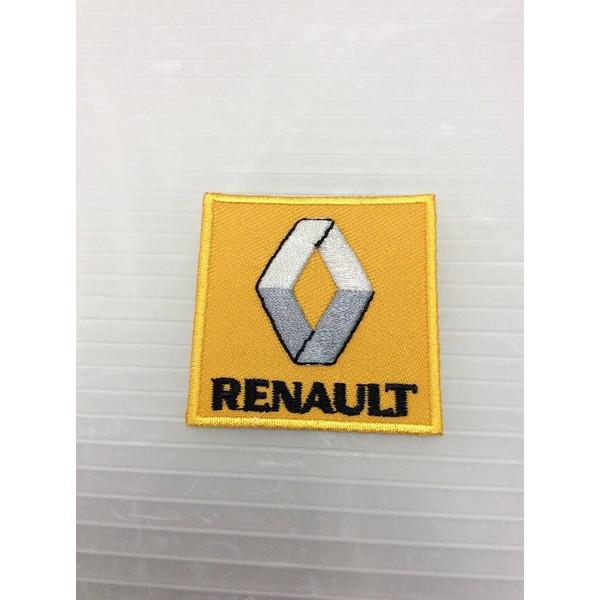 小型刺繍ワッペン(EH)　（ルノー/ＲＥＮＡＵＬＴ）アイロンワッペン　刺繍、エンブレム、大人気、オシャレ アップリケ 人気 アメ雑 アメリカン雑貨