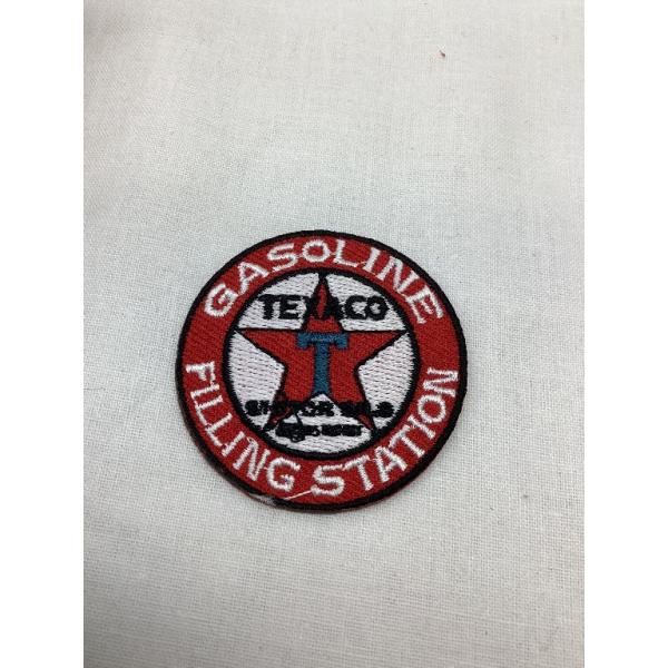 TEXACO　丸　アイロン刺繍ワッペン