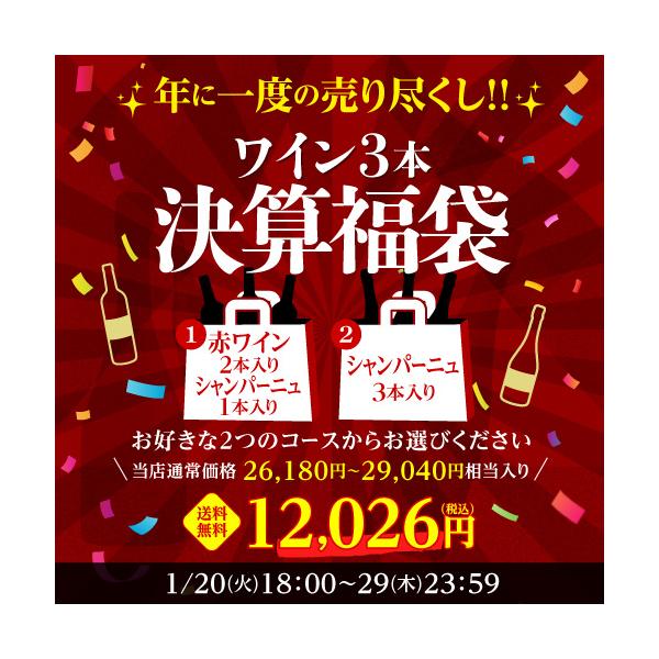 ワイン福袋 セット 赤 シャンパン シャンパーニュ スパークリング 泡  爆買 キャンペーン