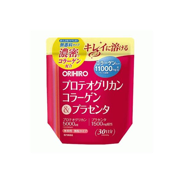 オリヒロ プロテオグリカン コラーゲン＆プラセンタ 180g : くすりの