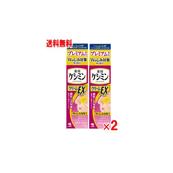 小林製薬 ケシミンクリームEXα 12g×2個セット : くすりのチャンピオン