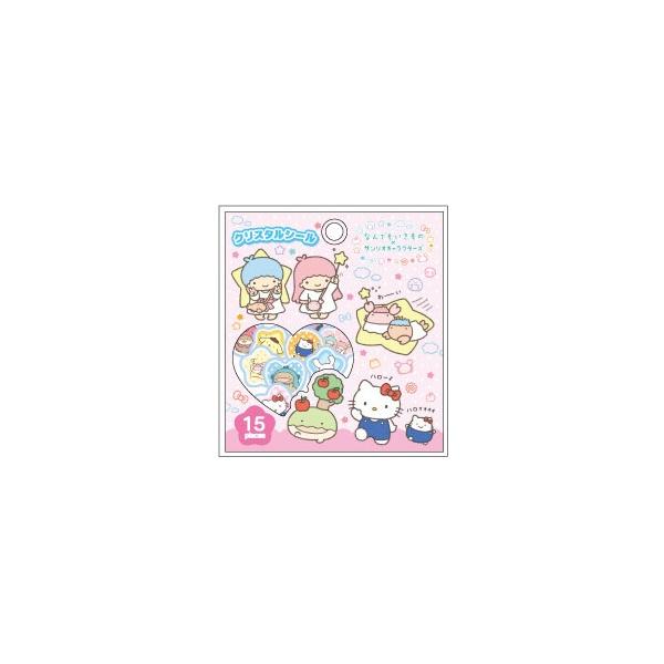 【新品】なんでもいきもの×サンリオ　クリスタルシール 【送料別。メール便・宅配便　配送方法選択】