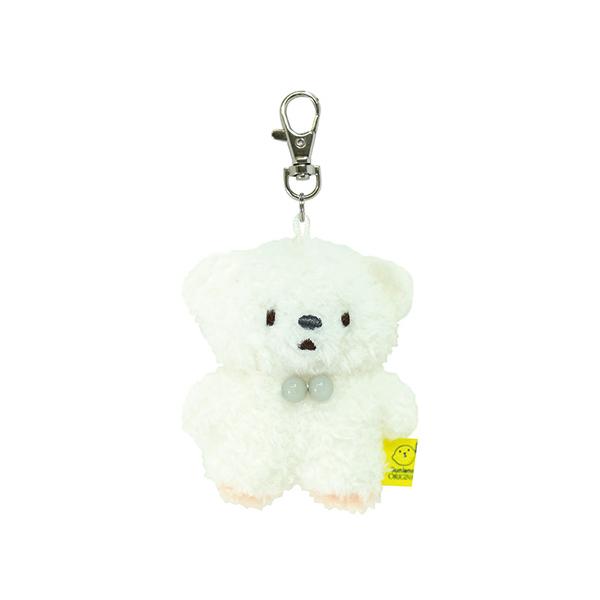 【新品】ふわふわたっとんキーチェーン　いぬWH　【送料別。宅配便】