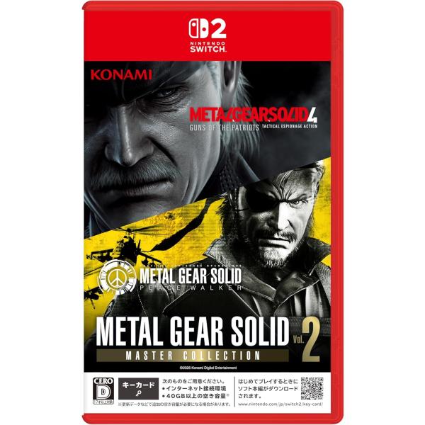 【新品】SW2 METAL GEAR SOLID : MASTER COLLECTION Vol.2（早期購入特典付）【予約】８月２７日発売。発売日前日発送【送料別。配送方法選択】