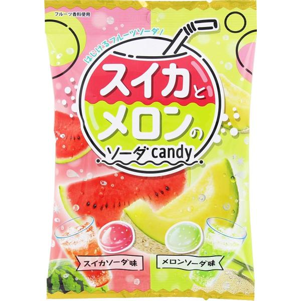 扇雀飴 スイカとメロンのソーダcandy 70g 6袋 Divepoint Pl