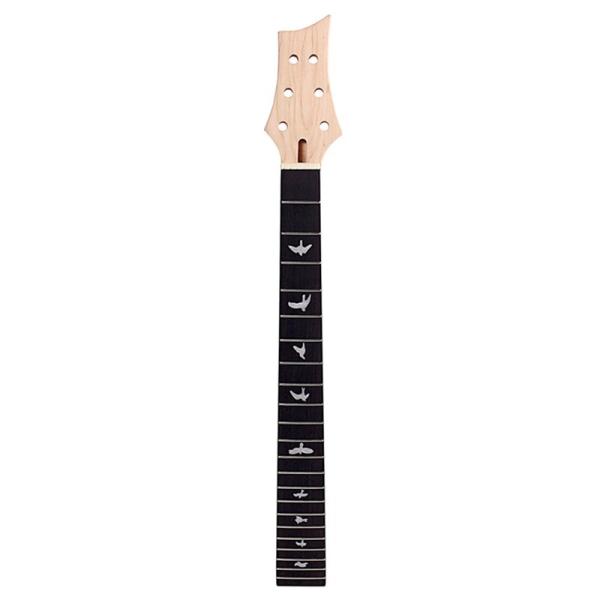 ネック ギターネック メイプル 22フレット 24.75インチ トラスロッド用 ブラックカラー