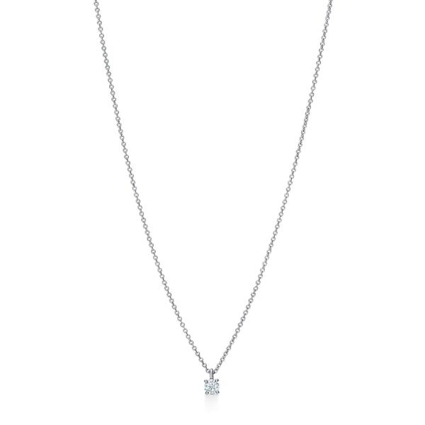 ティファニー TIFFANY ネックレス プラチナ ダイヤモンド 0.17カラット