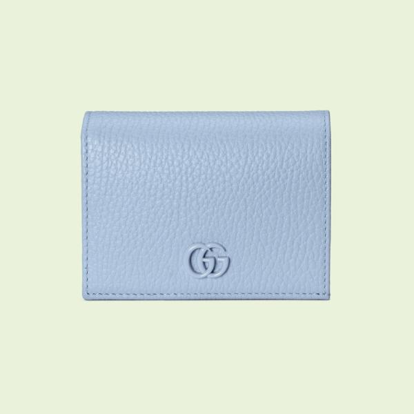 グッチ GUCCI 財布 小財布 二つ折り 2つ折り ペールブルー グッチ GUCCI 財布 小財布 二つ折り 2つ折り ペールブルー