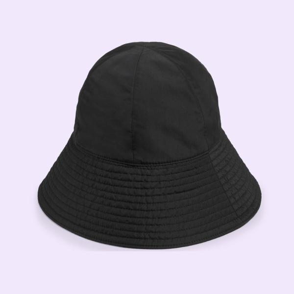 グッチ GUCCI 帽子 ハット ブラック ナイロン