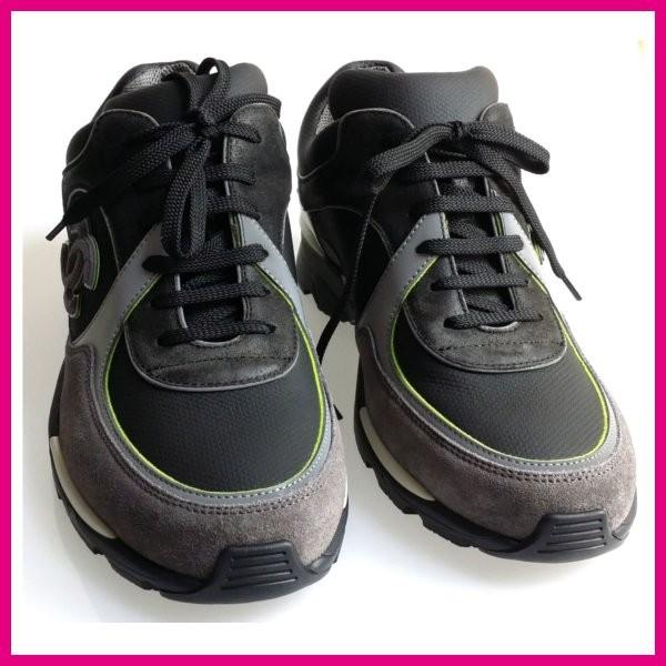 シャネル Chanel メンズ スニーカー 靴 シューズ 15年 新作 レザー スエード グレー ホワイト ｃｃロゴ Buyee Buyee 日本の通販商品 オークションの代理入札 代理購入