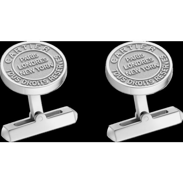 独特な店 カルティエCartier シルバー カフス - カフリンクス