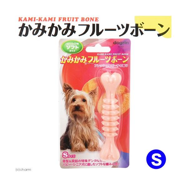 スーパーキャット　かみかみフルーツボーン　パピー＆シニア　ピーチ　Ｓ