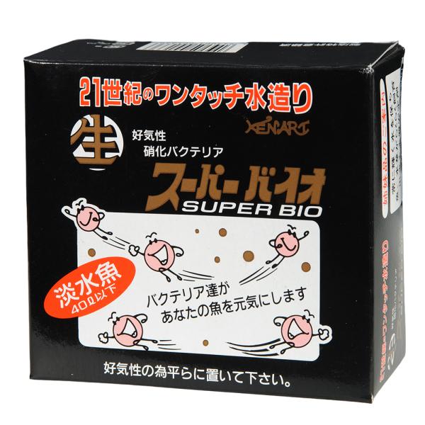 アクアリウム用品　kjKPgai　熱帯魚・エビ他　金魚・メダカ　アクア用品　調整剤　バクテリア　トップ　スーパーバイオ　淡水　４０Ｌ以下用　_aqua　4943005001336　opa2_delete　淡水用　pus2304leaf04　...