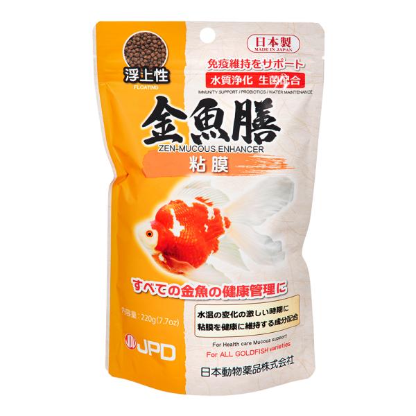 メーカー：日本動物薬品 _aqua　ニチドウ　金魚膳　粘膜増強　浮上性　２２０ｇ　4975677042218　20180407　ＫＥＩＲＹＯＵ　ＹＭＹＭ　ＪＰＤ　日本動物薬品株式会社　餌　金魚　顆粒　色揚げ　小粒　金魚用餌　観賞魚用フード　...