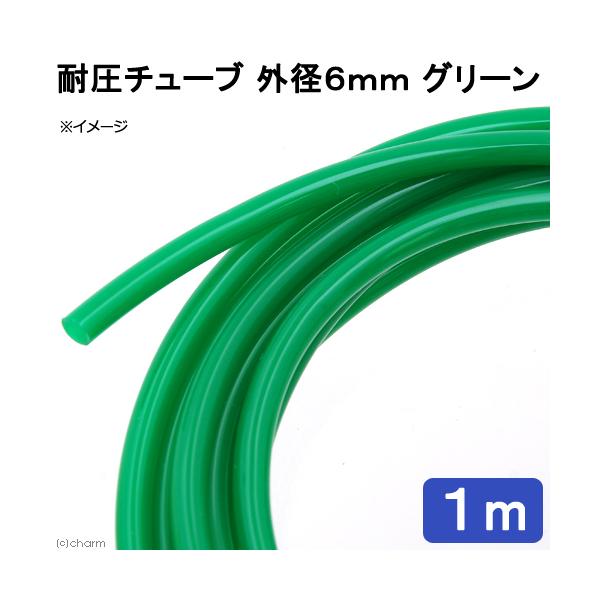メーカー：ピスコ line250910p510aqua　アクアリウム用品　naisyoku_syukei　_aqua　アクア用品　ＣＯ２機器　耐圧チューブ　１ｍ〜　ピスコ　外径６ｍｍ　グリーン　１ｍ　エアー　ＣＯ２　二酸化炭素　添加　tub...