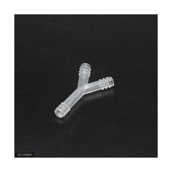 アクアリウム用品　金魚・メダカ　アクア用品　ＣＯ２機器　分岐　配管パーツ　Leaf　Corp　Ｙ字ジョイント　Ｙ字管　プラスチック製　器具　aripump0806分岐　熱帯魚・エビ他　_aqua　4580295482218　size_unm...