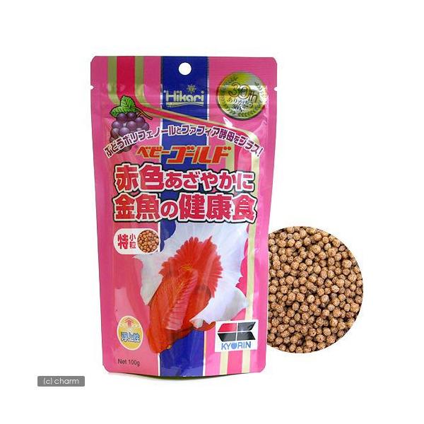 メーカー：キョーリン アクアリウム用品　金魚・メダカ　ベビーゴールド　キョーリン　餌　金魚用飼料　金魚・鯉専用　熱帯魚・エビ他　海水　_aqua　4971618021205　opa2_none　ひかり　ひかりクレスト　Hikari　エサ　フ...