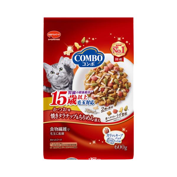 COMBO キャットフード コンボ キャット 毛玉対応 15歳以上 かつお味