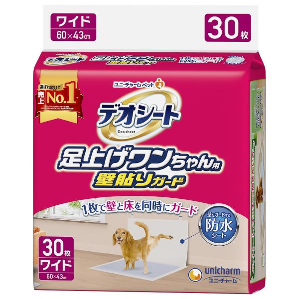 メーカー：ユニチャーム ペットシーツ　de20_unids　犬　犬用品　シート　シーツ　ペットシート　ユニチャーム　デオシート　壁貼りガード　レギュラー　足上げ　強力消臭　消臭　衛生　おしっこ　尿　20111127　ＴＮ　deo0401　4...