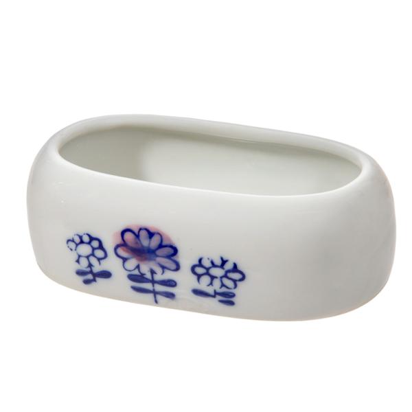 メーカー：アラタ _animal　ＢＩＲＤ　ＨＯＵＳＥ　小判　小　小鳥　鳥　水入れ　水浴び　エサ入れ　陶器　アラタ　20140411　MTK　anitop1_140515　4532243243662　Ａ−３７　トリ　エサ皿　皿　餌皿　bnr...