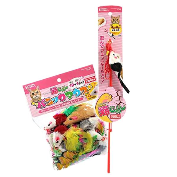 マルカン 猫じゃらし ニャン太の猫じゃらし チューチュー ヒモタイプ