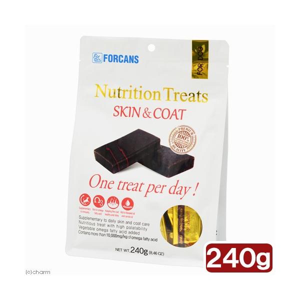 フォーキャンス ニュートリショントリーツ 皮膚&被毛 30個入 240g :168800:チャーム charm ヤフー店 通販 フォーキャンス ニュートリショントリーツ目涙30個入