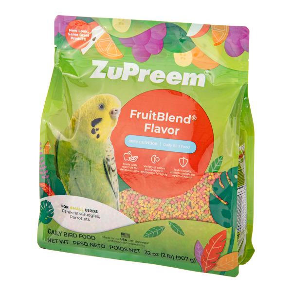 メーカー：ZuPreem 小動物　鳥　フード　Ｚｕｐｒｅｅｍ　ズプリーム　フルーツブレンド　Ｓ　パラキート・セキセインコ用　２ｌｂ（約９０７ｇ）　0762177810201　_zupreem　餌　えさ　エサ　鳥の餌　ペレット　パラキート　セ...