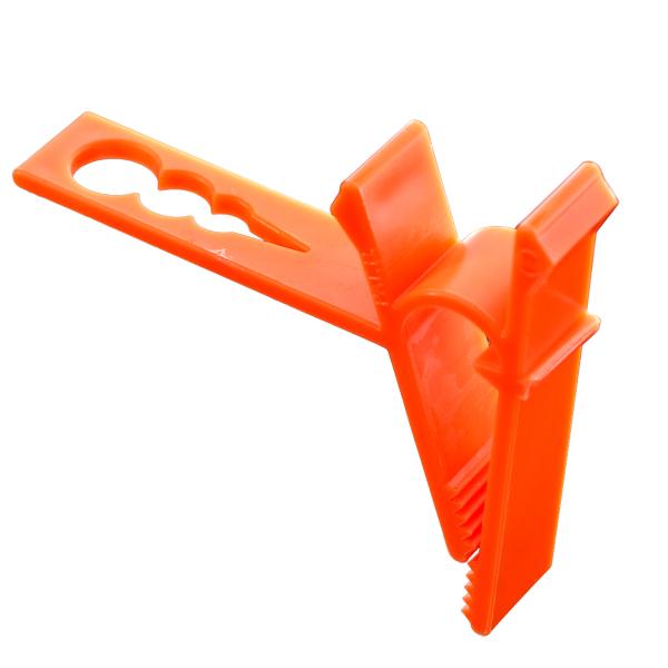 アクアリウム用品　ＭＳ34　_aqua　アクア用品　メンテナンス　エアーチューブ　エアチューブ　便利　ＣＯ２機器　分岐　配管パーツ　チューブホルダー　小　オレンジ　１個　器具　20151125　ＫＫ　opa2_delete　y15m11　p...