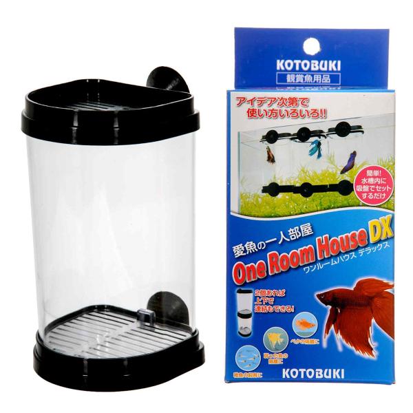 メーカー：コトブキ アクアリウム用品　kjKPkin　金魚・メダカ　アクア用品　仕切り板／産卵箱　隔離・産卵ボックス　プラスチックケース　ベタ　コトブキ　ワンルームハウス　デラックス　20130314　MI　_aqua_maker_kw　4...