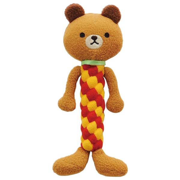メーカー：ボンビアルコン _dog　犬用品　おもちゃ　デンタルケア　ぬいぐるみ　犬　歯磨き　ロープ　20140715　ＫＫ　デンタルアニマル　こぐま　熊　ボンビアルコン　dentalanimal　4977082708918　YPKCHK_0...
