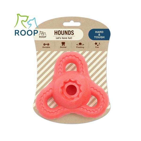 犬　おもちゃ　ループ　ハウンズ　ブーマー　レッド
