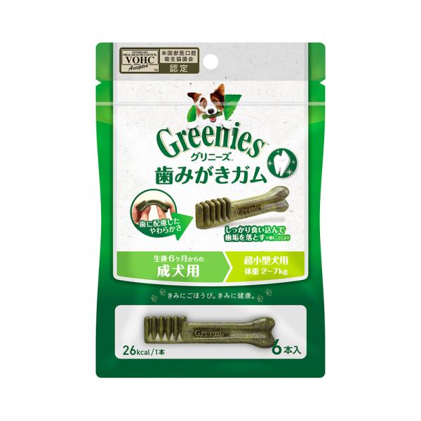 他サイト： グリニーズ　プラス　成犬用　超小型犬用　２〜７ｋｇ　６本　正規品　デンタル　オーラルケア　おやつの商品画像