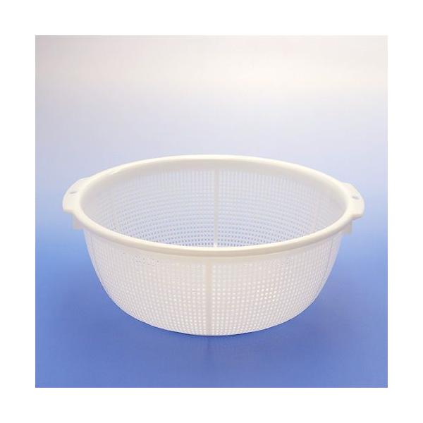 _gardening　アクアリウム用品　アクア用品　メンテナンス用品　砂利用スコップ他　Leaf　Corp　プラスチック製　丸ザル♯２８　パールホワイト　器具　souji_etc　etto_conbinigoods　熱帯魚・エビ他　海水　_...