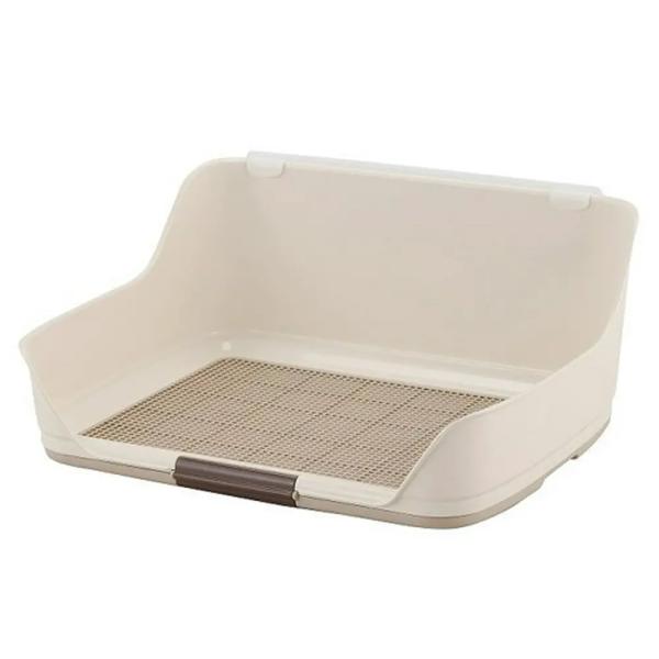 メーカー：ボンビアルコン 4977082723959　ボンビアルコン　しつけるウォールトレー　Ｍ　アイボリー　犬　トイレ　犬用品　トイレ用品・トイレタリー　トレー・トイレ容器　レギュラー用　しつけ用品　トイレのしつけ　飛び散り　オス　男の子...