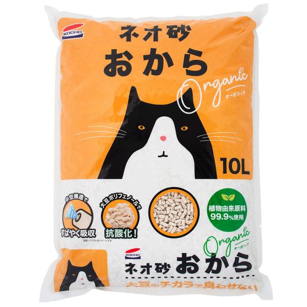 メーカー：コーチョー _neko　猫用品　猫砂　ネオ砂　おから　オーガニック　１０Ｌ　neosuna　nekosuna固まる　nekosuna燃やせる　nekosuna流せる　おからの猫砂　固まる　燃やせる　流せる　497231620786...
