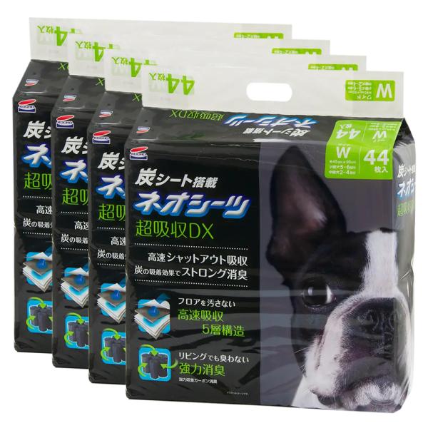メーカー：コーチョー _neko　_dog　sfset　コーチョー　犬　犬用品　猫　猫用品　シート　シーツ　ペットシート　ペットシーツ　おしっこ　尿　ネオシーツ　カーボンＤＸ　ワイド　４４枚　炭　強力消臭　4972316207656　201...