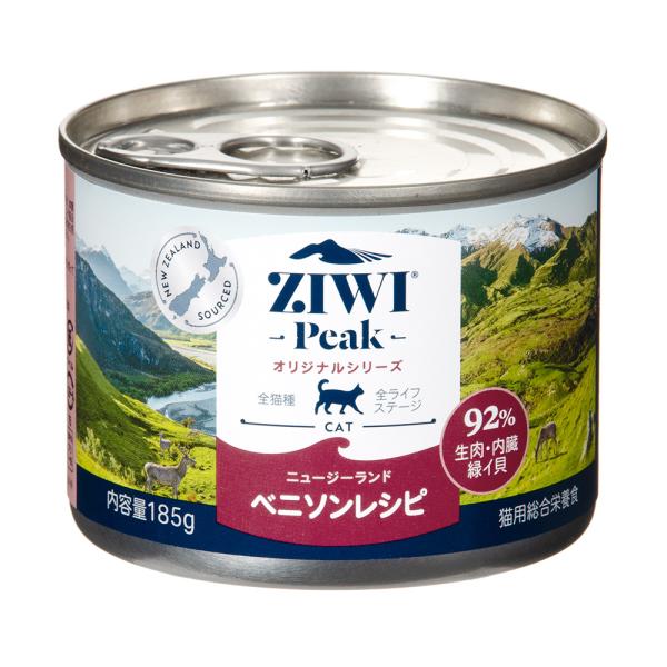 ZIWI（ジウィ） ジウィピーク キャット缶 ベニソン 185g