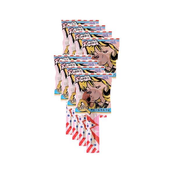 他サイト： わんわん　犬のおやつ　ペロＱ　チキン＆ミルク×８本の商品画像