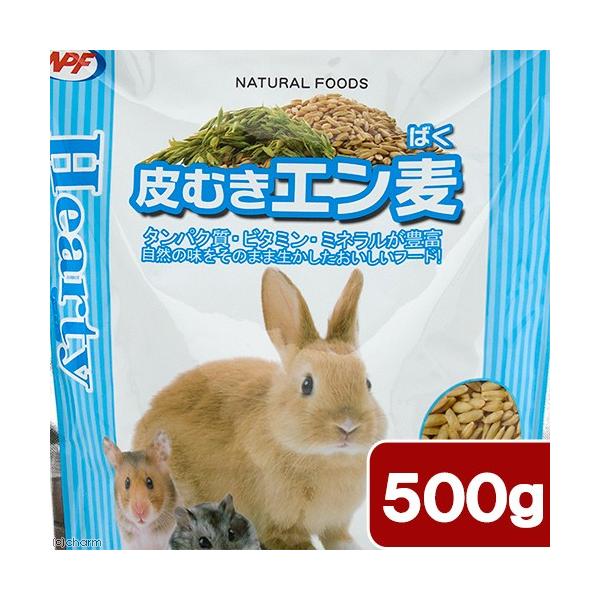 メーカー：ナチュラルペット _animal　ＮＰＦ　ハーティー　皮むきエン麦　５００ｇ　4932804230795　小動物　鳥　おやつ　麦　燕麦　皮むき　ウサギ　リス　ハムスター　チンチラ　モルモット　しつけ　ごほうび　副食　2018081...