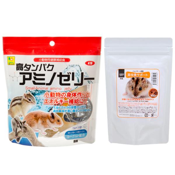 Leaf Corp ハムスターの食事 昆虫食サポート 100g＋SANKO 高