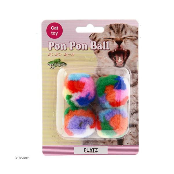 メーカー：プラッツ _neko　20180930　プラッツ　ポンポンボール　４Ｐ　4979007801032　EP80103　ＫＥＩＲＹＯＵ　ＹＭＹＭ　猫用品　猫　ネコ　オモチャ　玩具　ボール　opa2_choku　cattoysmall　...