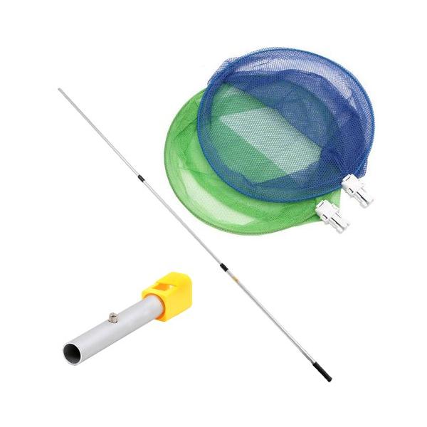 メーカー：エーワン エーワン　おさかな採集網セット　３段伸縮　魚捕り網　Ｄ―０２Ｓ　Ｂ―２４５　ＢＤ―０１　魚　釣り　柄が伸びる　アクア用品　採集　川　海　魚採り　遊び　アウトドア　20190620　tsbs　アクアリウム　summer_w...
