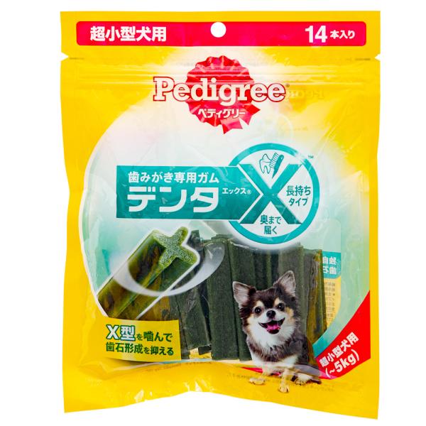 他サイト： ペディグリー　デンタエックス　超小型犬用　レギュラー　１４本入り　ドッグフードの商品画像