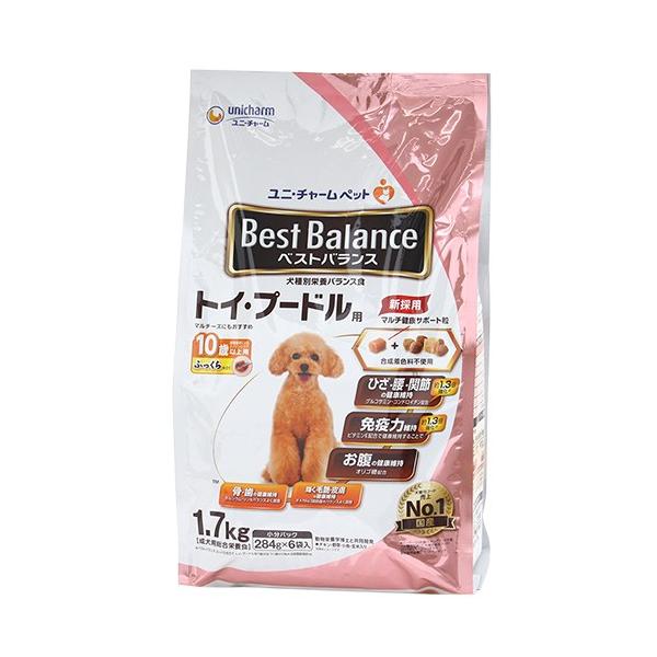 他サイト： ベストバランス　ふっくら仕立て　トイ・プードル用　１０歳以上用　１．７ｋｇ（２８４ｇ×６袋）の商品画像