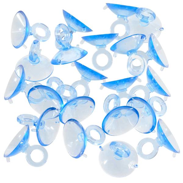 アクアリウム用品　金魚・メダカ　アクア用品　キスゴム　吸盤　Leaf　Corp　無印キスゴム　φ１８　クリアブルー　２０＋２ケ入　ＣＯ２　ホース　チューブ　エアー用分岐パーツ　器具　iuguse8　kuric23　青　kiss_gumpd0...