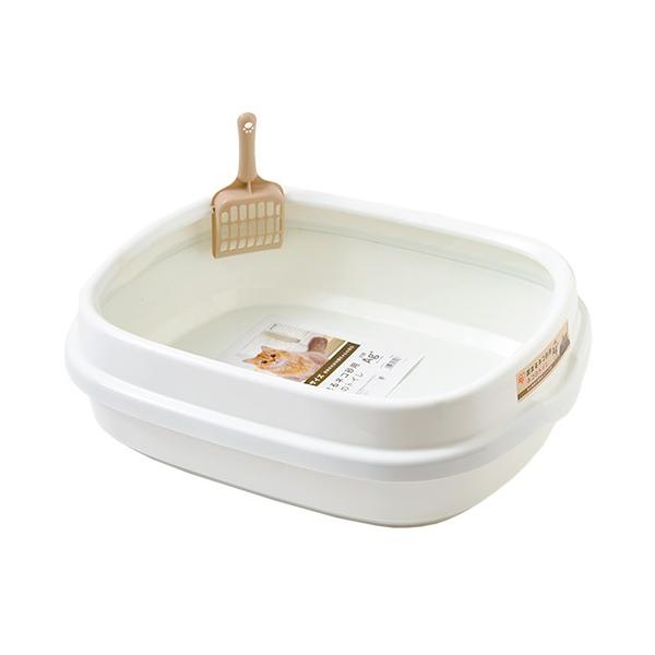 メーカー：アイリスオーヤマ アイリスオーヤマ　ネコのトイレ　ホワイト　ＮＥ−５５０　4967576377966　20200217　ｋｓｚｋ　猫　ネコ　neko　cat　猫用品　トイレ　猫トイレ　猫用トイレ　固まる猫砂用　大型　大きな猫　抗菌...