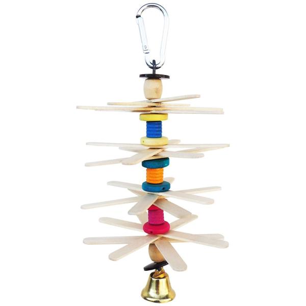 メーカー：Rainbow rabbirdtoy　_animal　レインボー　プロペラスティック　4582320026619　20191220　ＧＢＮＭ　小動物　鳥　おもちゃ　木のおもちゃ　吊り下げ式　吊り下げ式おもちゃ　天然素材　ＢＩＲＤ　...