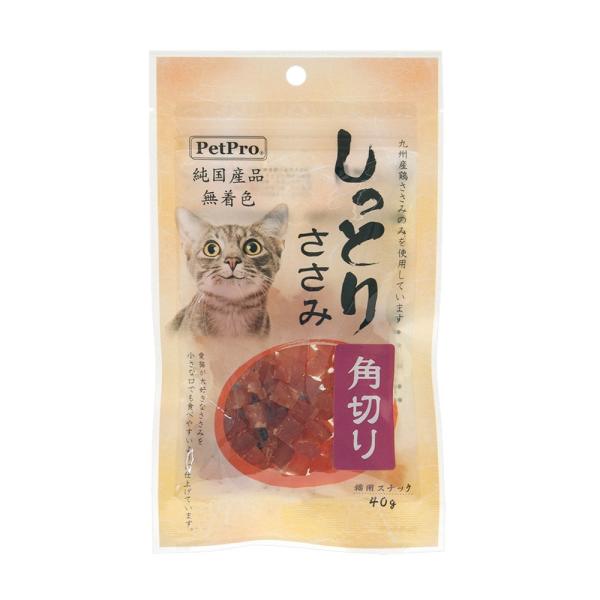 ペットプロ　純国産　しっとりささみ　角切り　４０ｇ