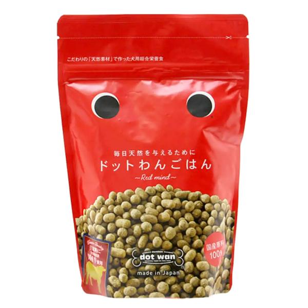 他サイト： ドッグフード　ドットわん　ごはん　−Ｒｅｄ　ｍｉｎｄ−　５００ｇ　国産の商品画像