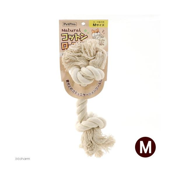 メーカー：ペットプロ _dog　ペットプロ　ナチュラルコットンロープＴＯＹ　Ｍ　4981528693034　OJIR　犬用品　犬　おもちゃ　ロープ　デンタルケア　コミュニケーション　しつけ　清潔　選択　丸洗い　噛む　引っ張る　歯　健康維持　...